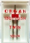 картинка Иглы Organ двойные 100/4 (1шт) от Швеймаркет