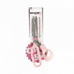 Ножницы Sharpist раскройные 19см,эргономичные,розовые ручки от Швеймаркет