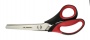 картинка Ножницы зиг-заг 24 см. Aurora AU 489 (5мм) (черно-красные ручки) от Швеймаркет